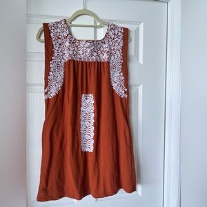J Marie sundress. Never worn. Great if you are a Texas Longhorn fan!  Size XS